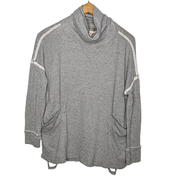 We the Free Flight Pullover Top Gray Cowl Neck Size XS - Picture 1 of 7
